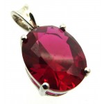 Siberian Ruby Quartz Sterling Silver Pendant 05